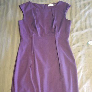 Calvin Klein Purple dress with pleats